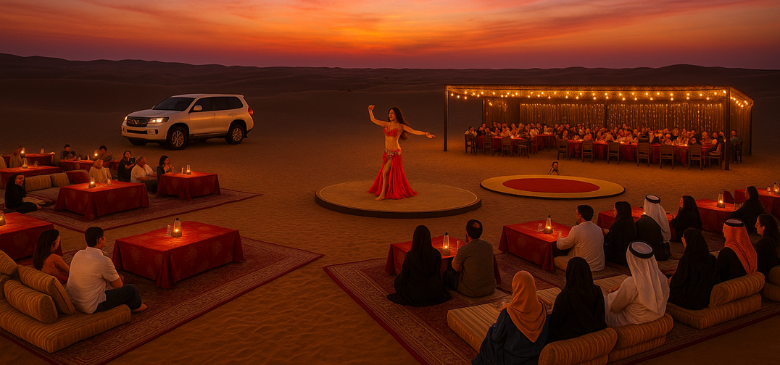 Evening In Safari Desert